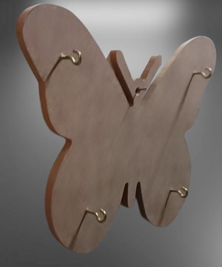 Hobi ADN 90261 Dekoratif Pano Anahtarlık Ahşap MDF HAM CNC Kesim 