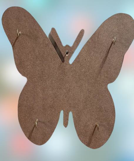 Hobi ADN 90261 Dekoratif Pano Anahtarlık Ahşap MDF HAM CNC Kesim 
