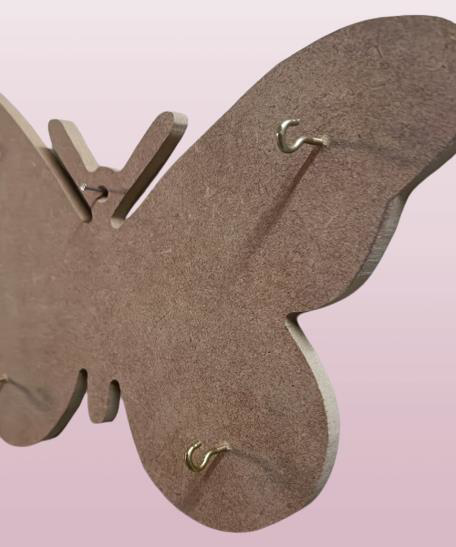 Hobi ADN 90261 Dekoratif Pano Anahtarlık Ahşap MDF HAM CNC Kesim 