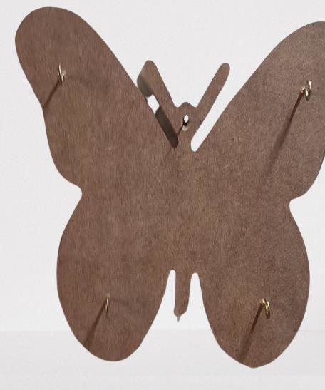 Hobi ADN 90261 Dekoratif Pano Anahtarlık Ahşap MDF HAM CNC Kesim 