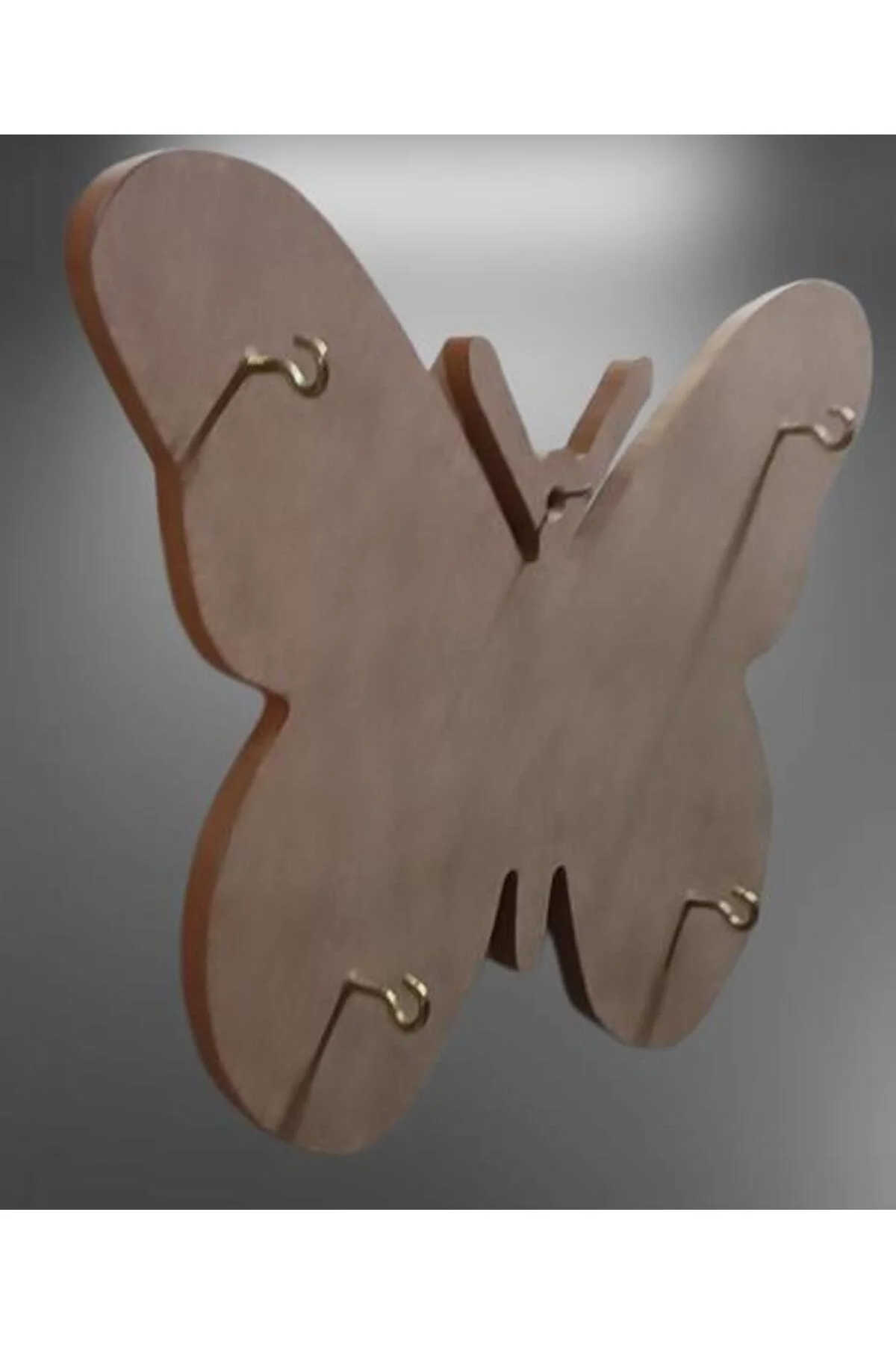 Hobi ADN 90261 Dekoratif Pano Anahtarlık Ahşap MDF HAM CNC Kesim MODEL El Yapım - Görsel 2