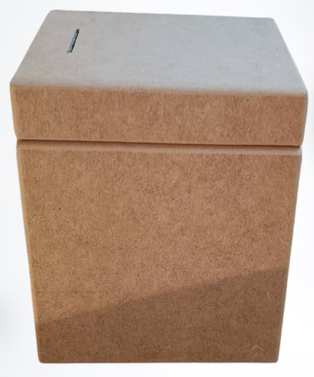 Hobi Adn 90264 Dekoratif Bahşiş Kutu Ahşap MDF HAM CNC Kesim MODE