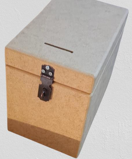 Hobi Adn 90264 Dekoratif Bahşiş Kutu Ahşap MDF HAM CNC Kesim MODE