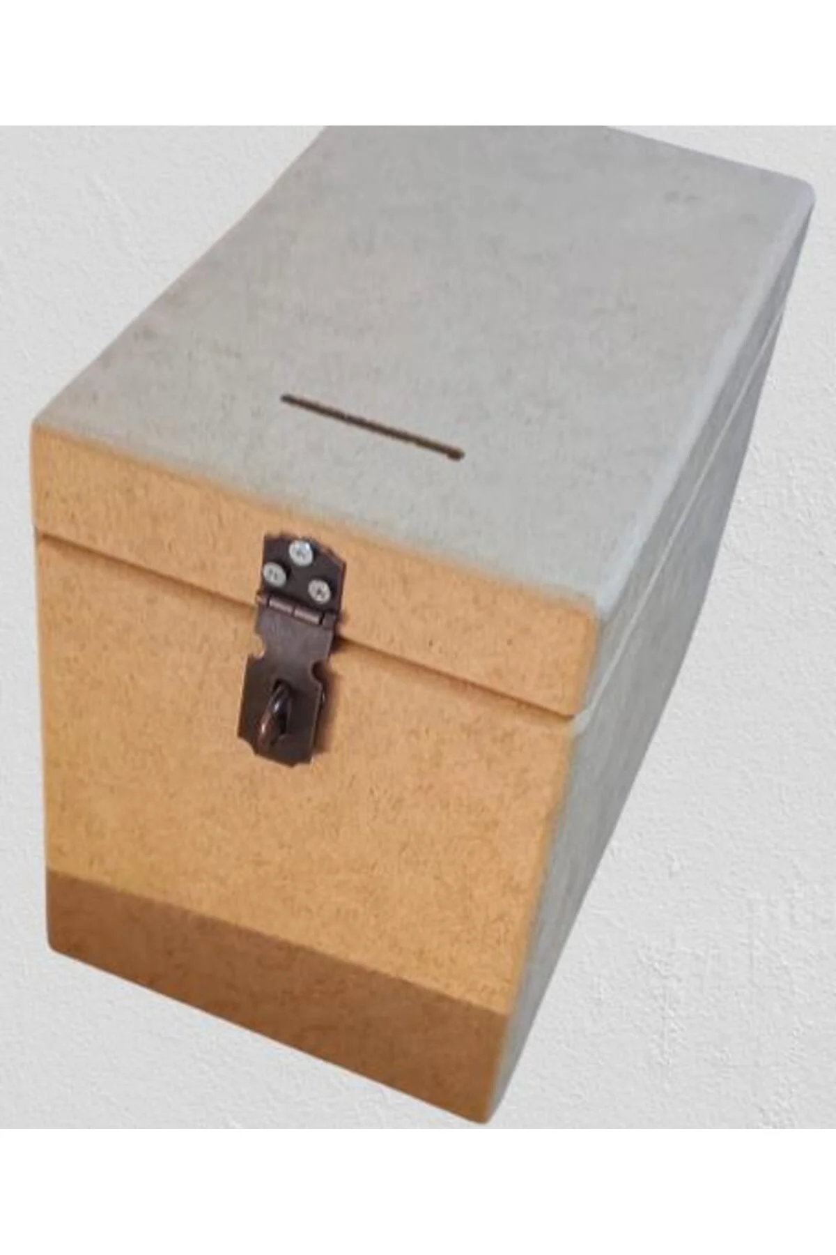 Hobi Adn 90264 Dekoratif Bahşiş Kutu Ahşap MDF HAM CNC Kesim MODEL El Yapım - Görsel 7