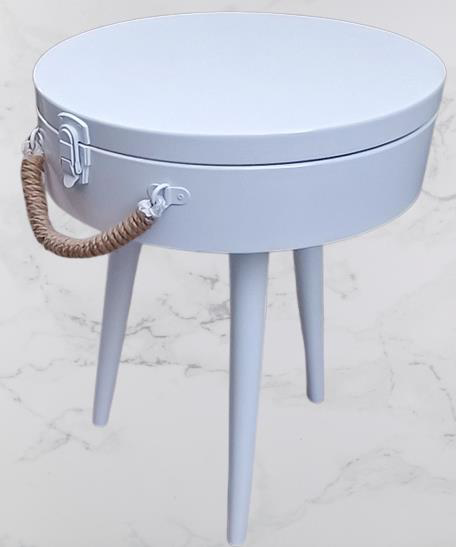 Hobi ADN 90265 MODEL Dekoratif Bavul Sehpa Ahşap MDF CNC Kesim Be