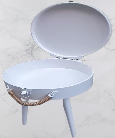 Hobi ADN 90265 MODEL Dekoratif Bavul Sehpa Ahşap MDF CNC Kesim Be