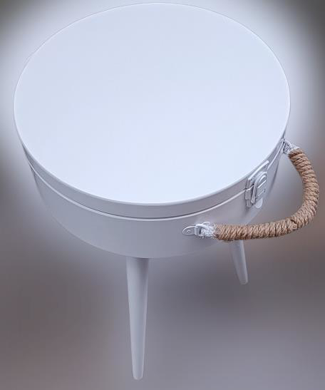 Hobi ADN 90265 MODEL Dekoratif Bavul Sehpa Ahşap MDF CNC Kesim Be