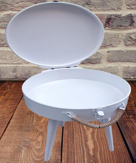 Hobi ADN 90265 MODEL Dekoratif Bavul Sehpa Ahşap MDF CNC Kesim Be