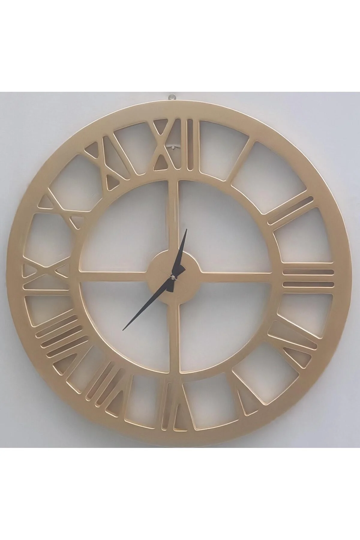 Hobi ADN 90272 Dekoratif Duvar Saat Ahşap MDF CNC Kesim Parlak Gold Renk El Yapım Hobi ADN 90272 Dekoratif Duvar Saat Ahşap MDF CNC Kesim Parlak Gold Renk El Yapım - Görsel 8