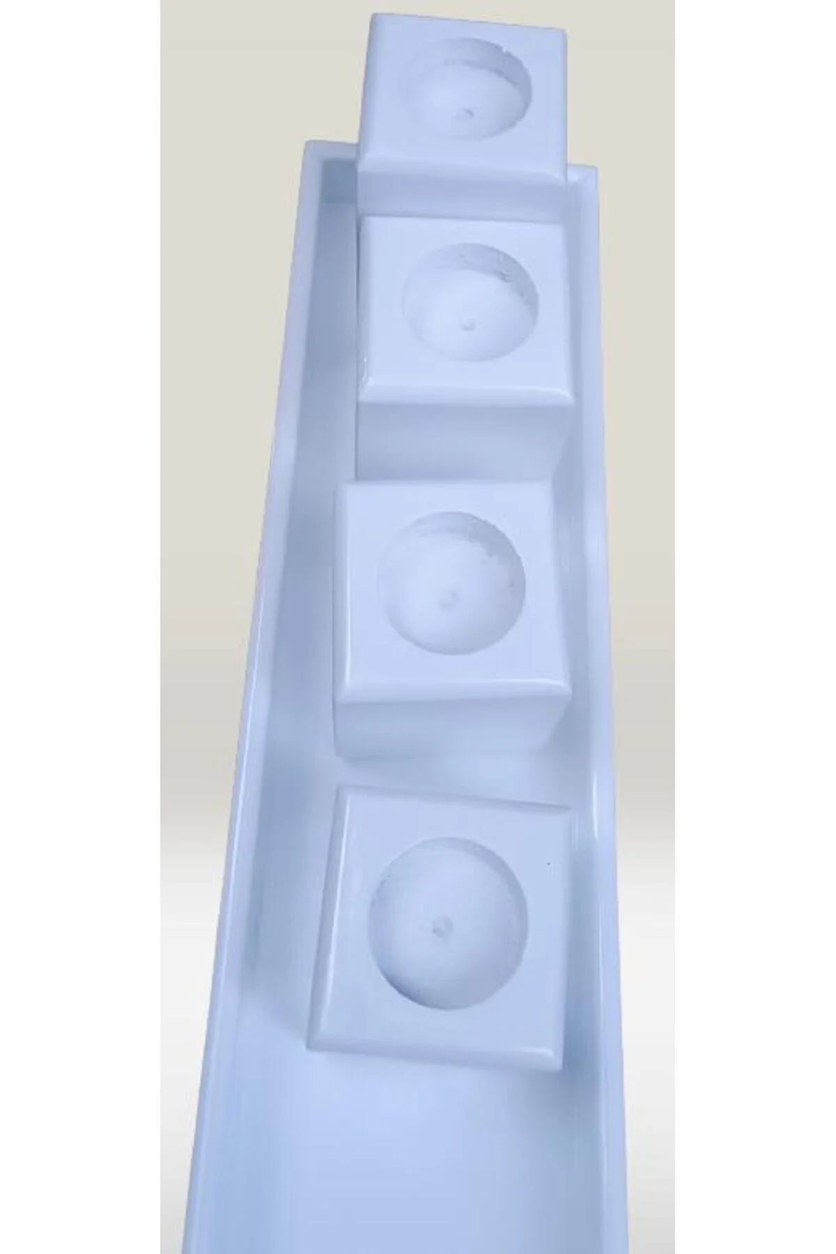 Hobi ADN 90273 Dekoratif Mumluk Ahşap MDF Parlak Beyaz MODEL El Yapım Hobi ADN 90273 Dekoratif Mumluk Ahşap MDF Parlak Beyaz MODEL El Yapım - Görsel 4