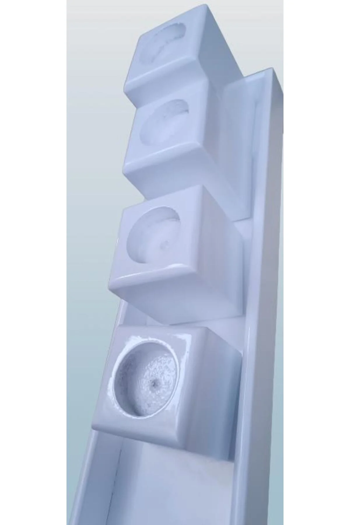 Hobi ADN 90273 Dekoratif Mumluk Ahşap MDF Parlak Beyaz MODEL El Yapım Hobi ADN 90273 Dekoratif Mumluk Ahşap MDF Parlak Beyaz MODEL El Yapım