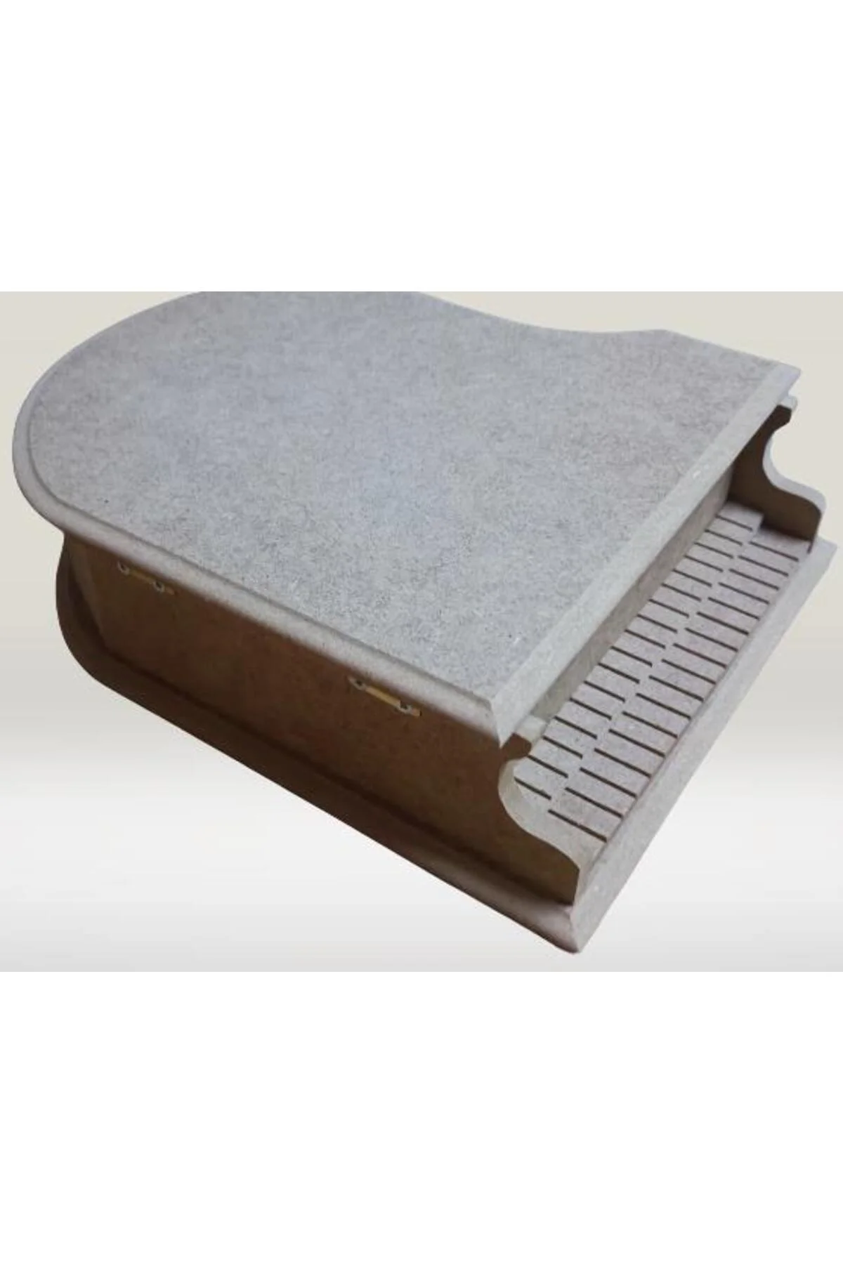 Hobi ADN 90274 Dekoratif Piyano Kutu Ayaklı Ahşap MDF HAM CNC Kesim MODEL El Yapı - Görsel 2