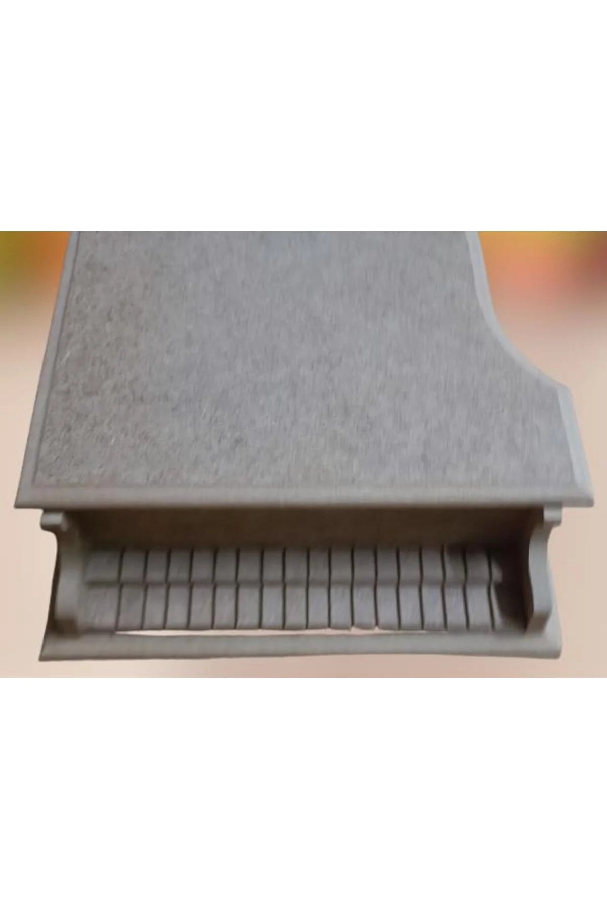 Hobi ADN 90274 Dekoratif Piyano Kutu Ayaklı Ahşap MDF HAM CNC Kesim MODEL El Yapı - Görsel 5
