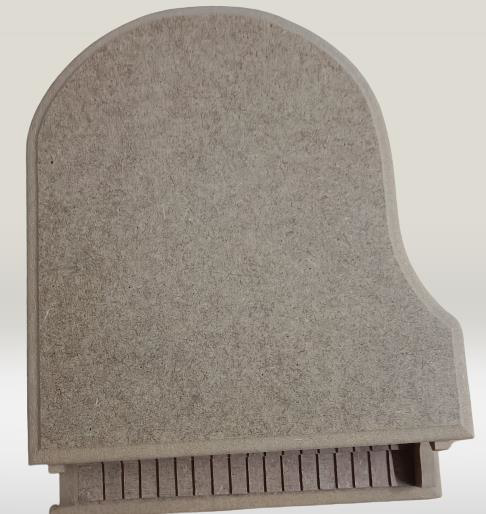 Hobi ADN 90274 Dekoratif Piyano Kutu Ayaklı Ahşap MDF HAM CNC Kes