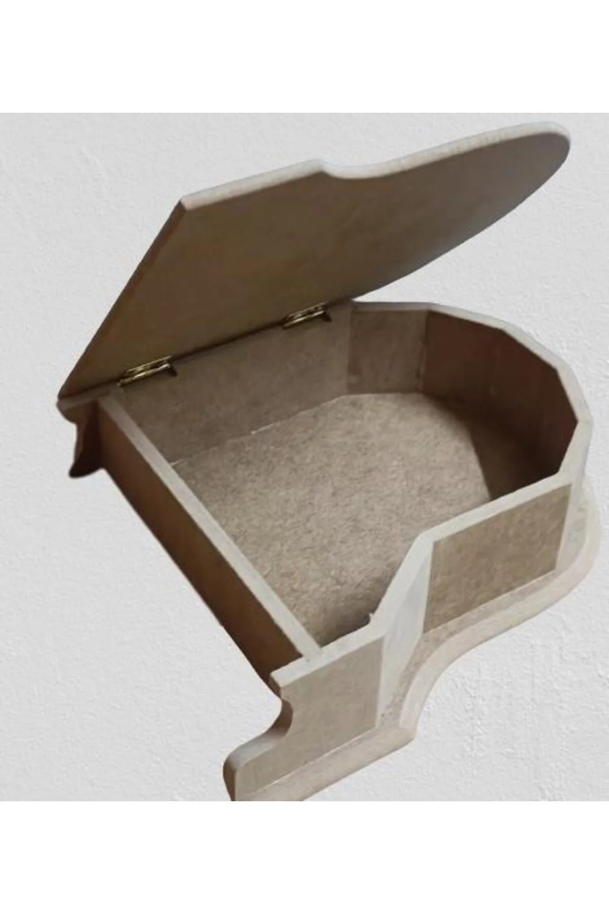 Hobi ADN 90274 Dekoratif Piyano Kutu Ayaklı Ahşap MDF HAM CNC Kesim MODEL El Yapı - Görsel 8