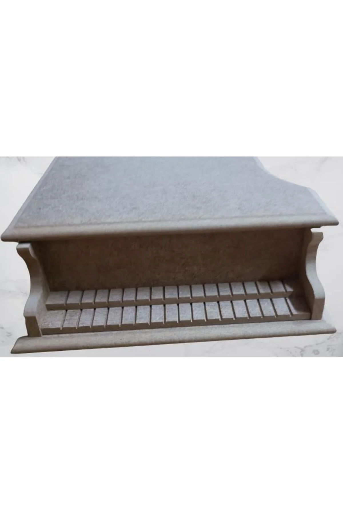 Hobi ADN 90274 Dekoratif Piyano Kutu Ayaklı Ahşap MDF HAM CNC Kesim MODEL El Yapı - Görsel 6