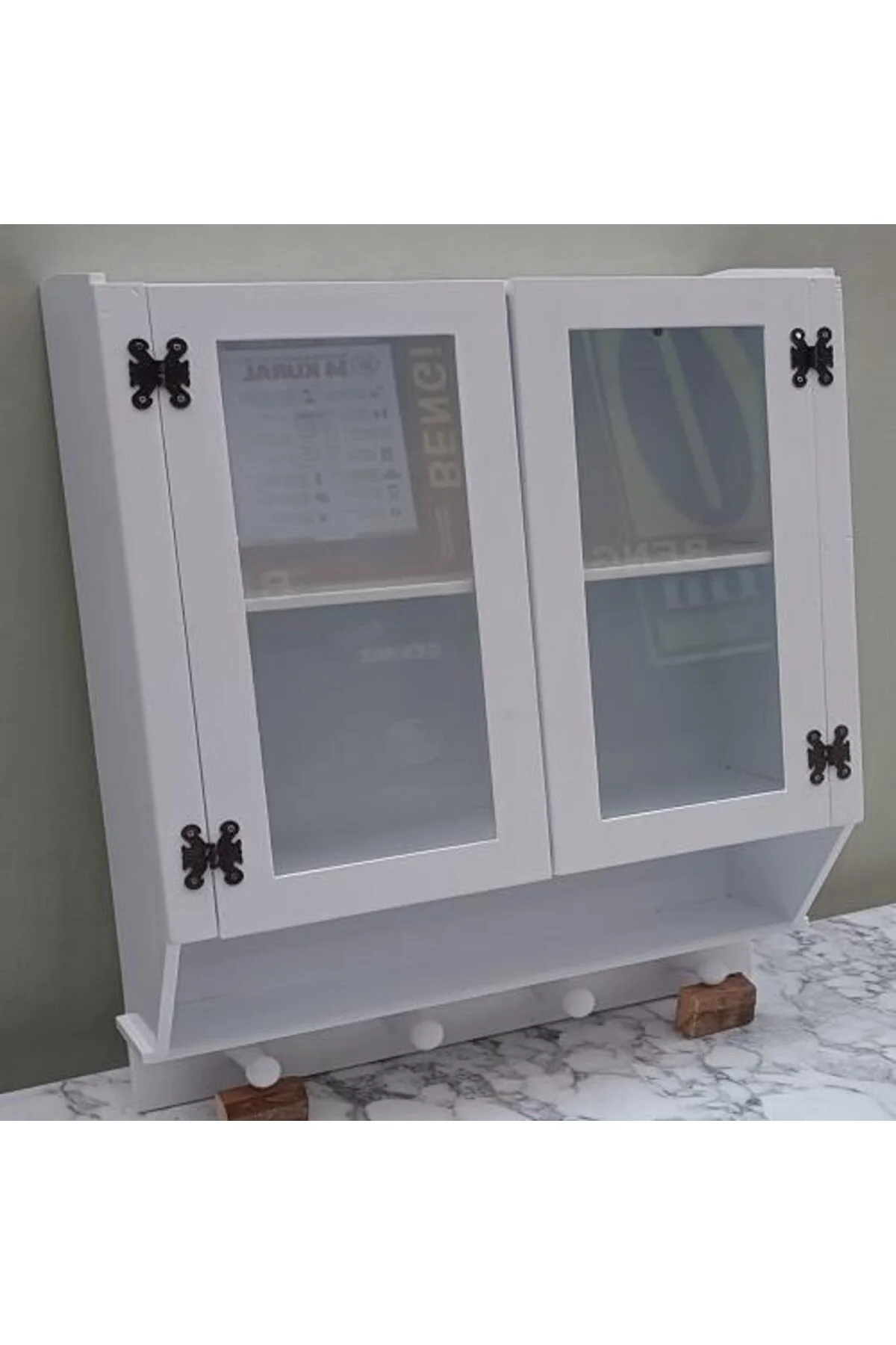 Hobi ADN 90351 Model Dekoratif TEREK Ecza Dolap MDF Parlak Beyaz lake El yapım Hobi ADN 90351 Model Dekoratif TEREK Ecza Dolap MDF Parlak Beyaz lake El yapım - Görsel 8