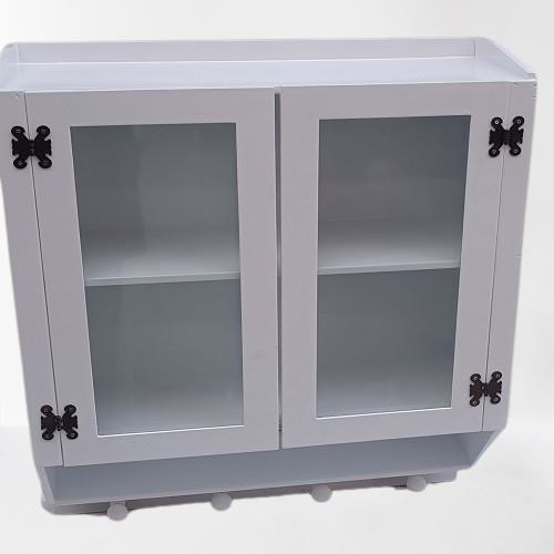 Hobi ADN 90351 Model Dekoratif TEREK Ecza Dolap MDF Parlak Beyaz 