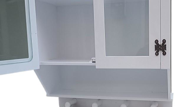 Hobi ADN 90351 Model Dekoratif TEREK Ecza Dolap MDF Parlak Beyaz 