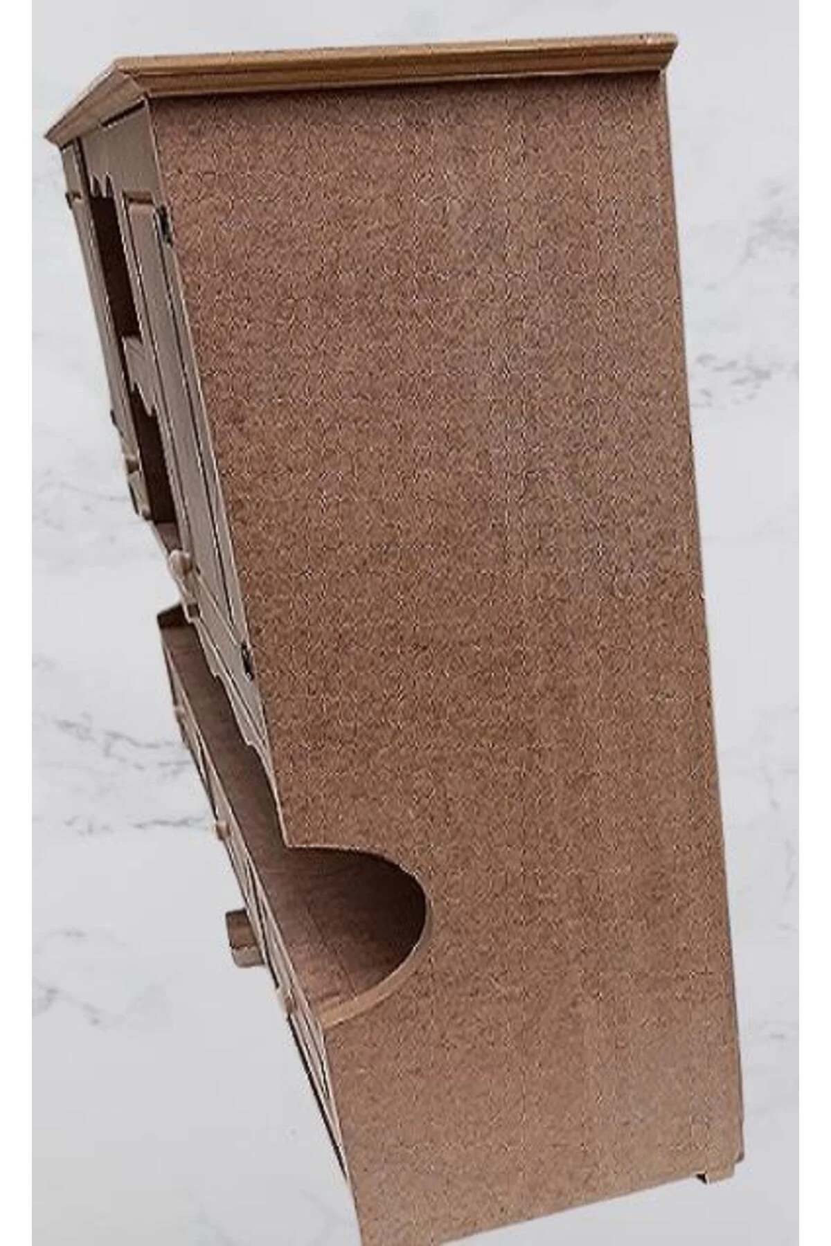 Hobi ADN 90357 Mutfak Dolap Terek Klasik Model CNC Kesim Ahşap MDF Ham El Yapım - Görsel 2
