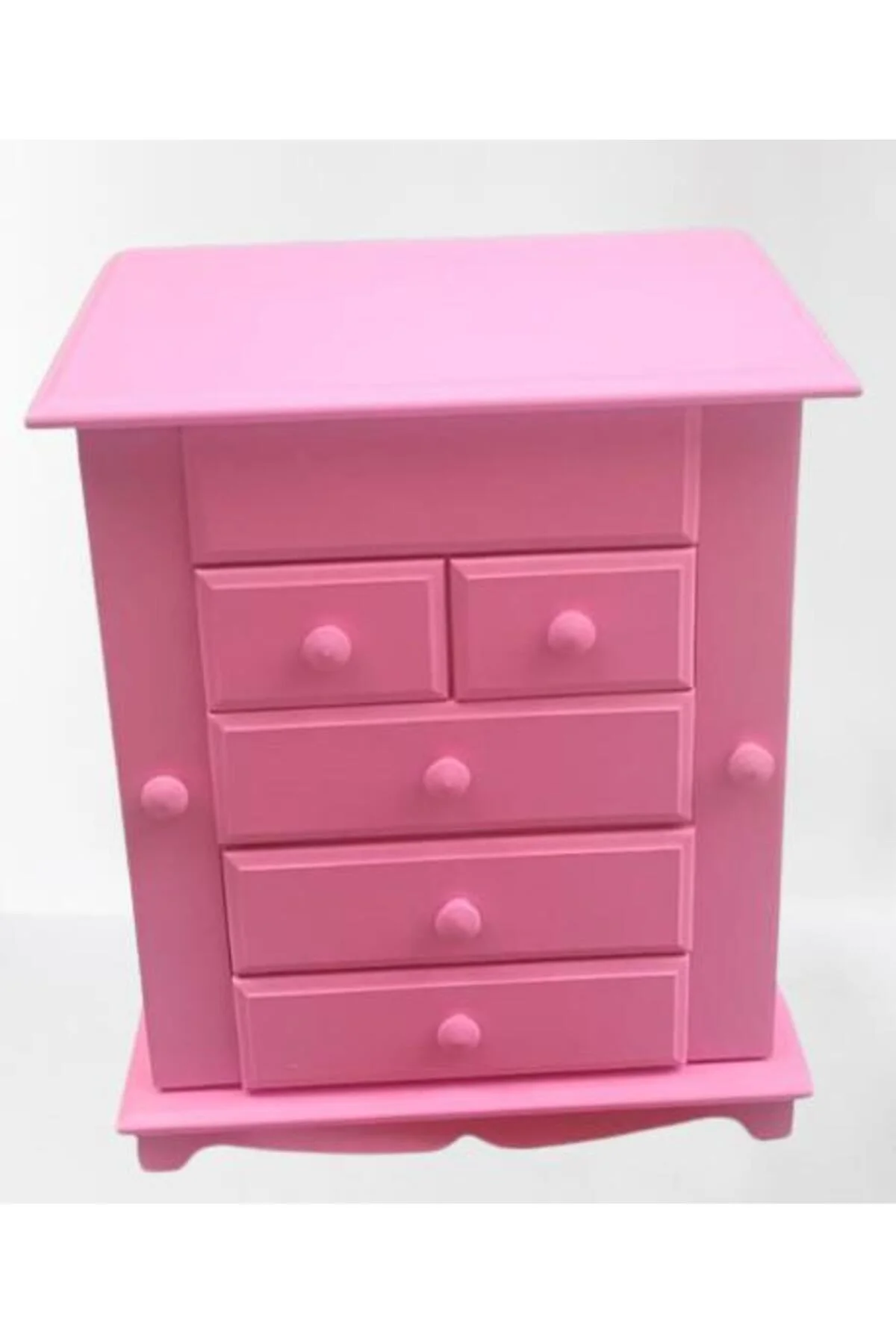 Hobi Adn 90389 Takı Kutu Makyaj Şifonyer Model 9Çekmece Parlak Pembe Ahşap MDF Hobi Adn 90389 Takı Kutu Makyaj Şifonyer Model 9Çekmece Parlak Pembe Ahşap MDF - Görsel 8