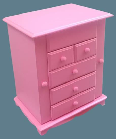 Hobi Adn 90389 Takı Kutu Makyaj Şifonyer Model 9Çekmece Parlak Pe