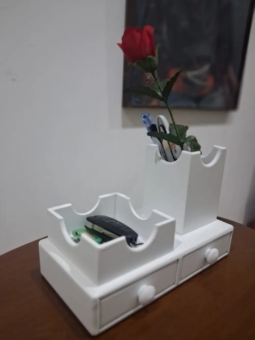 Hobi Adn 90591 Dekoratif Kalemlik Set İkili Model Parlak Lake Bey