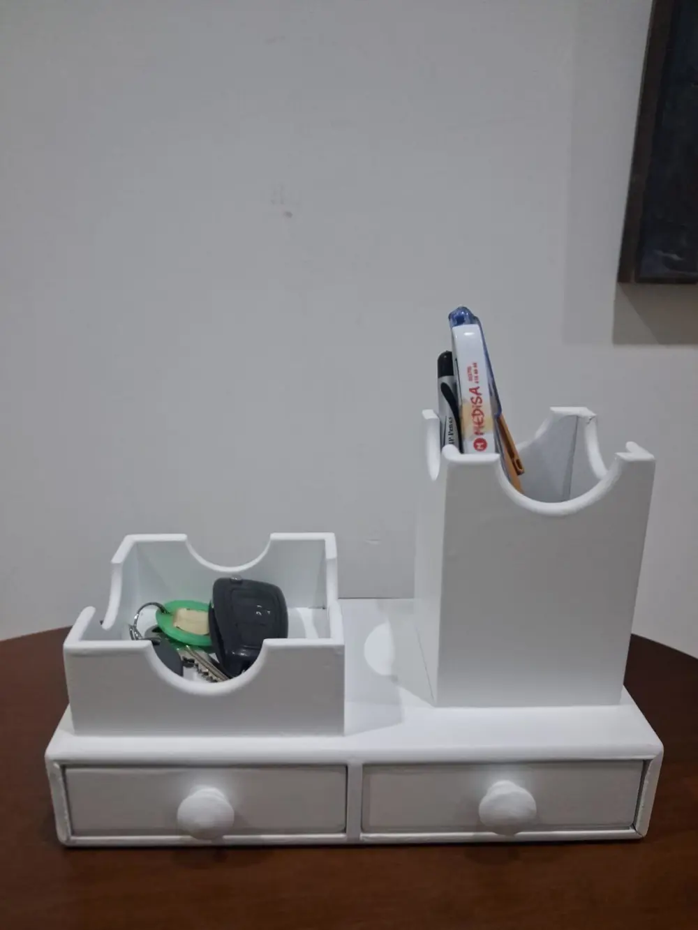 Hobi Adn 90591 Dekoratif Kalemlik Set İkili Model Parlak Lake Bey