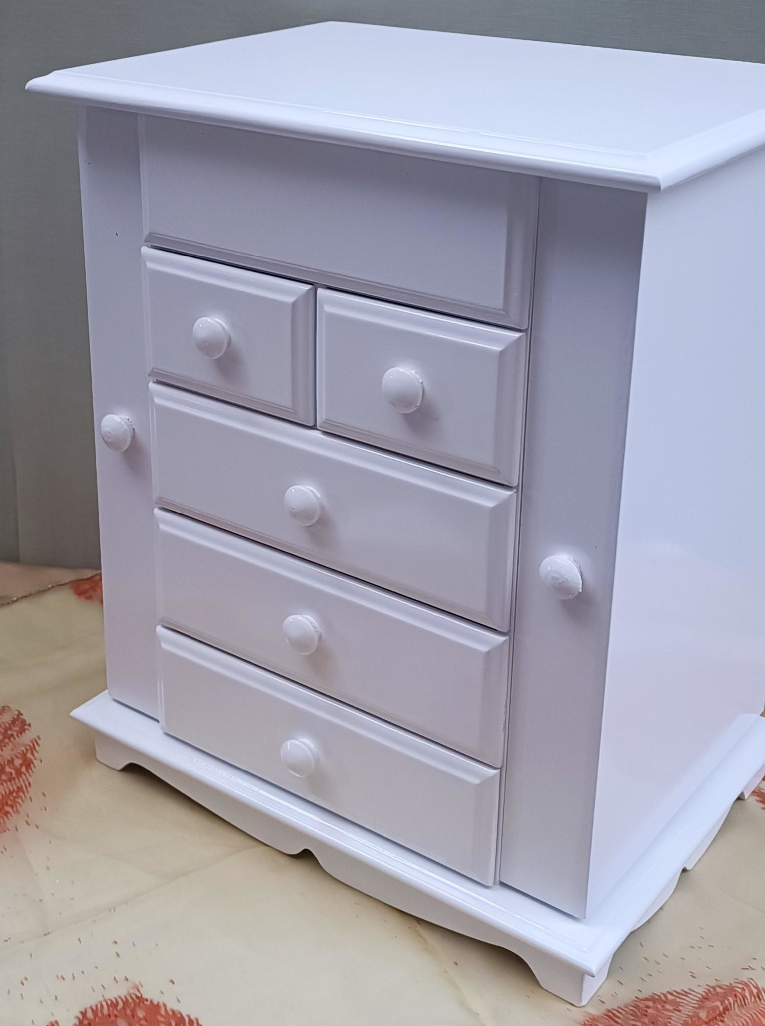 Hobi ADN Dekoratif  90270 Şifonyer 8 Çekm Gizli Çem Modüllü Parla