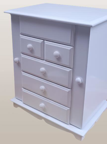 Hobi ADN Dekoratif  90270 Şifonyer 8 Çekm Gizli Çem Modüllü Parla