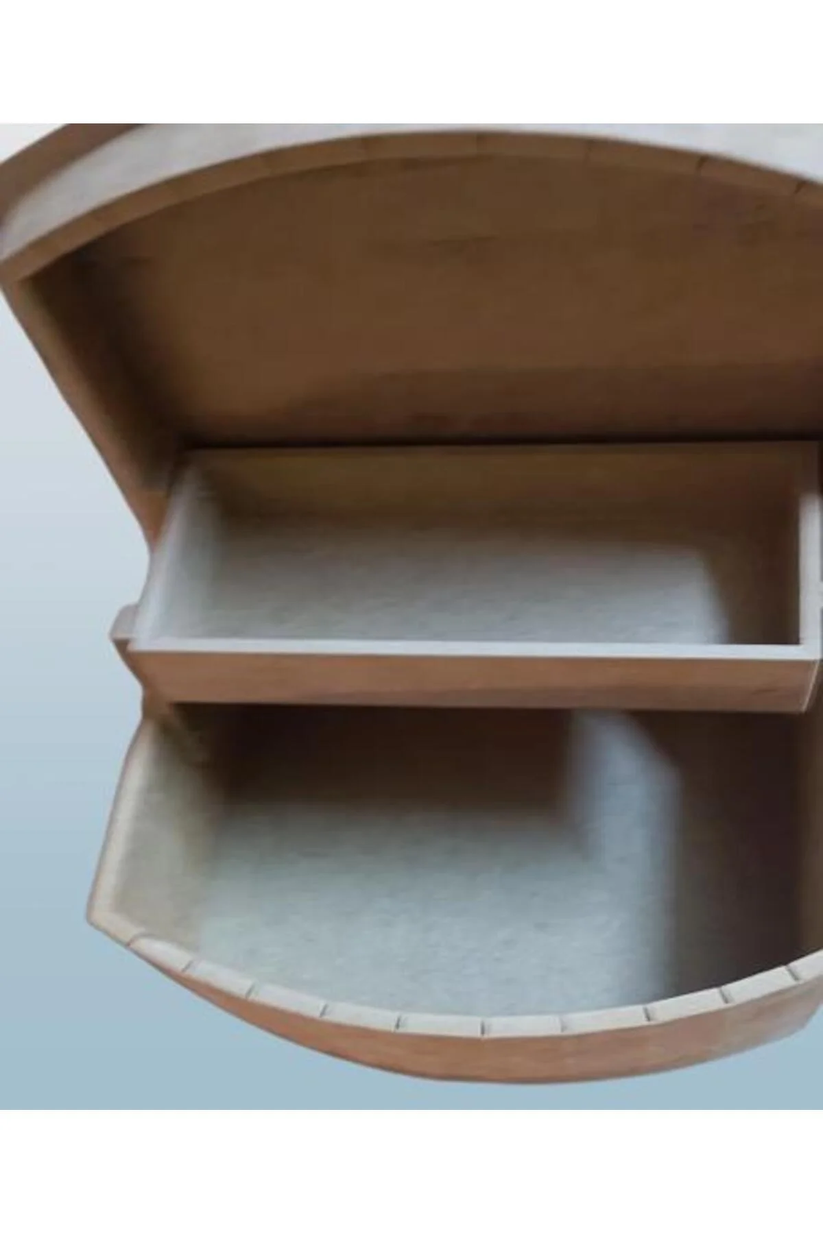 Hobi Adn Dekoratif Dikiş 90266 Hareketli Bölmeli Ahşap MDF HAM CNC Kesim El Yapım - Görsel 5