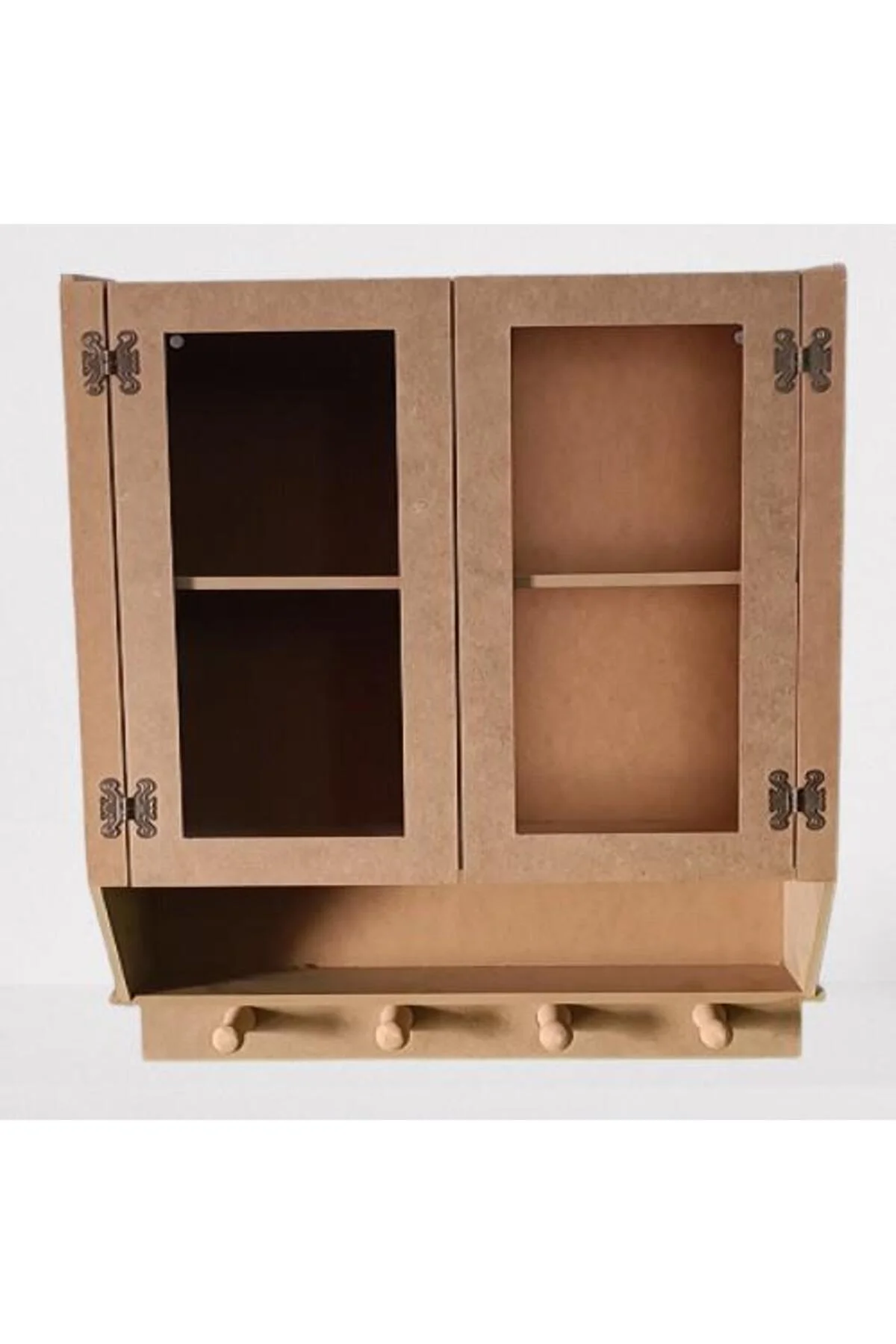 Hobi ADN MODEL 90350 Ecza Dolap İki Kapaklı Kupaklı Ahşap MDF HAM El Yapım Hobi ADN MODEL 90350 Ecza Dolap İki Kapaklı Kupaklı Ahşap MDF HAM El Yapım