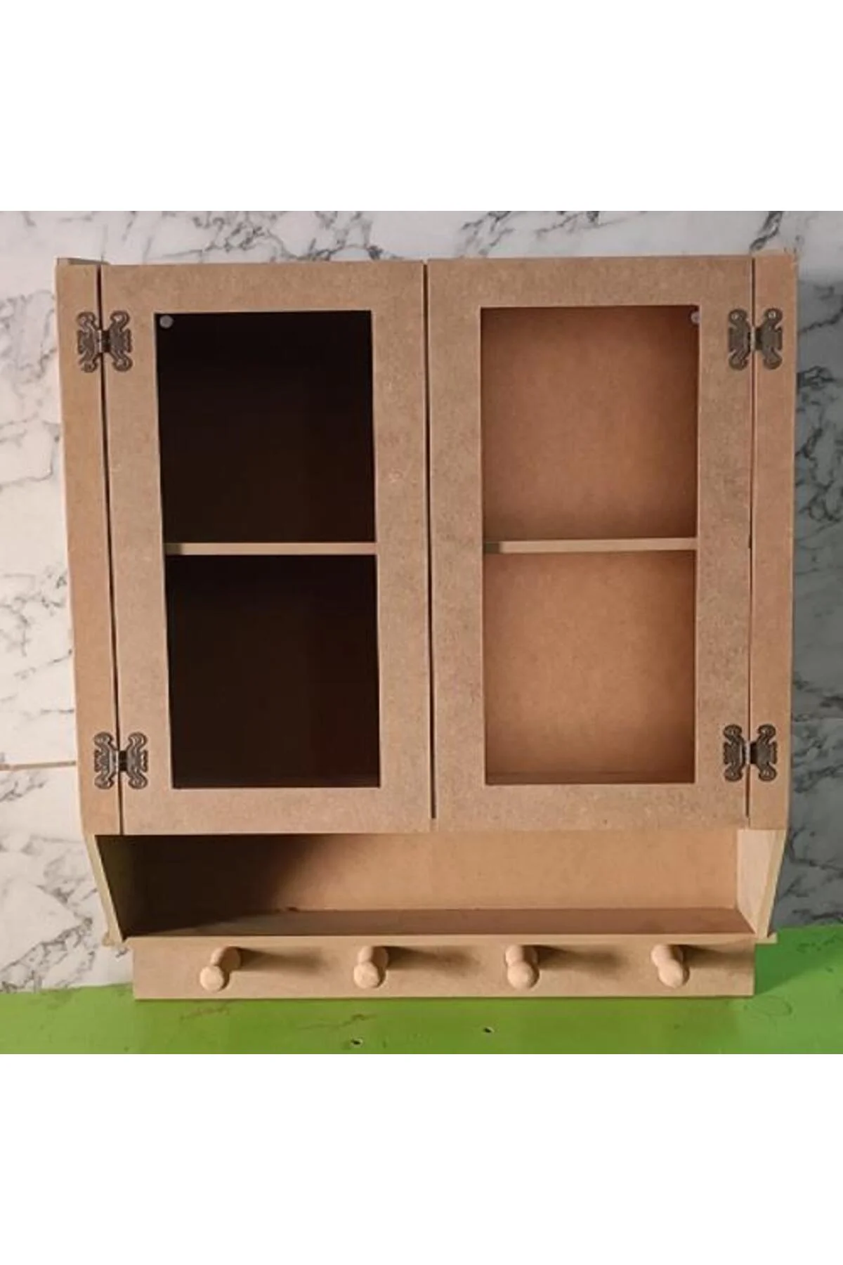 Hobi ADN MODEL 90350 Ecza Dolap İki Kapaklı Kupaklı Ahşap MDF HAM El Yapım Hobi ADN MODEL 90350 Ecza Dolap İki Kapaklı Kupaklı Ahşap MDF HAM El Yapım - Görsel 7