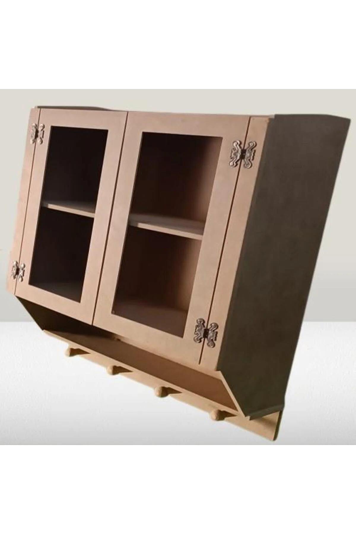 Hobi ADN MODEL 90350 Ecza Dolap İki Kapaklı Kupaklı Ahşap MDF HAM El Yapım Hobi ADN MODEL 90350 Ecza Dolap İki Kapaklı Kupaklı Ahşap MDF HAM El Yapım - Görsel 4