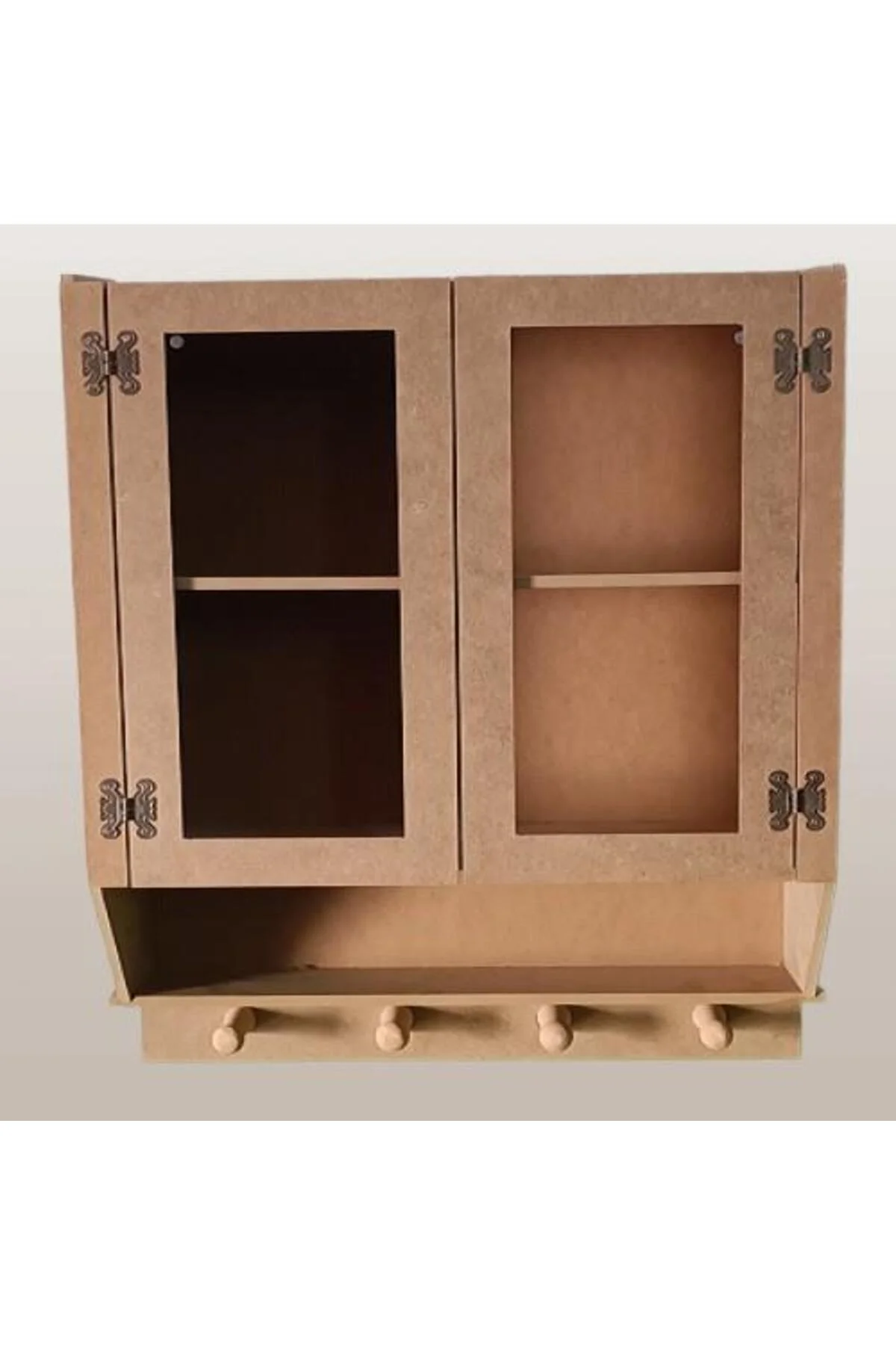 Hobi ADN MODEL 90350 Ecza Dolap İki Kapaklı Kupaklı Ahşap MDF HAM El Yapım Hobi ADN MODEL 90350 Ecza Dolap İki Kapaklı Kupaklı Ahşap MDF HAM El Yapım - Görsel 2