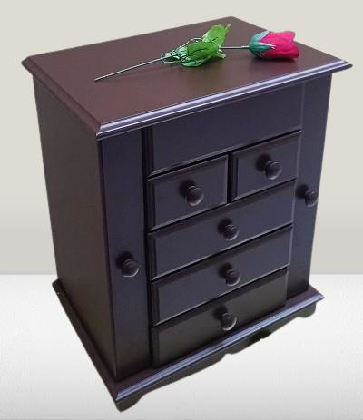 Hobi ADN MODEL 90523 9Çekmeceli Şifonyer Makyaj Takım Kutu Ceviz 