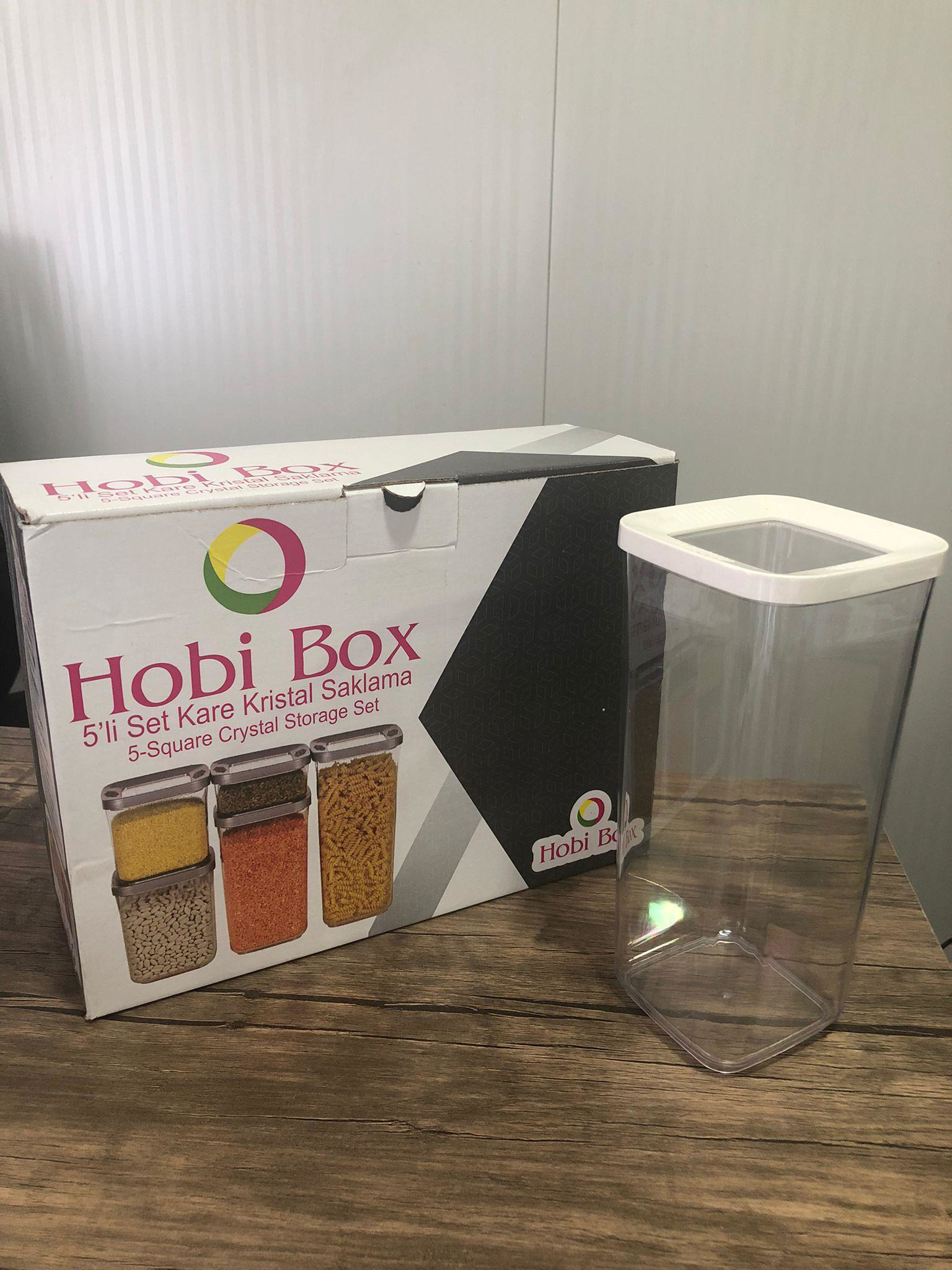 Hobi Box Vip Kristal Saklama Kabı 1,9 Lt (5 No)