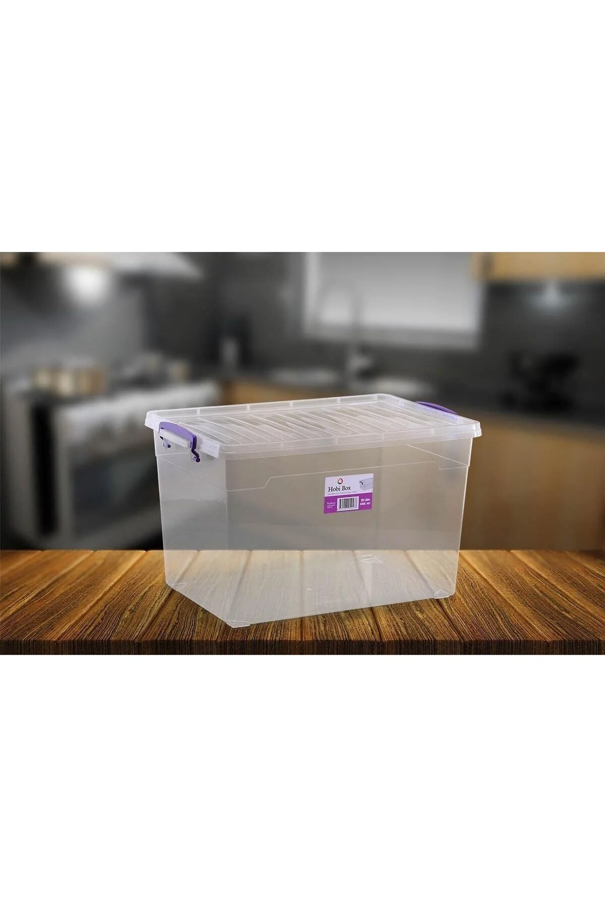 Hobi Box Yatay Saklama ve Erzak Kabı 30 LT