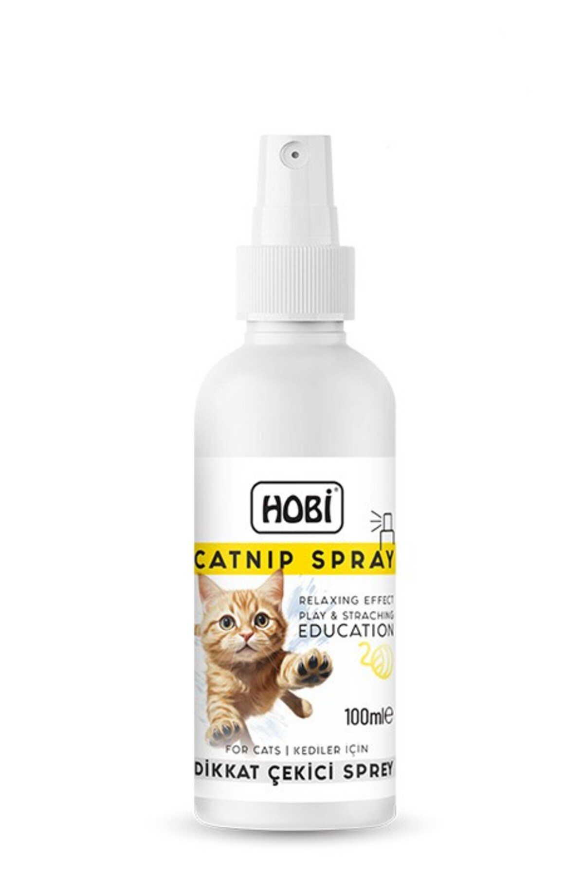Hobi Hobi Catnip Spray Kediler İçin Dikkat Çekici Sprey 100Ml