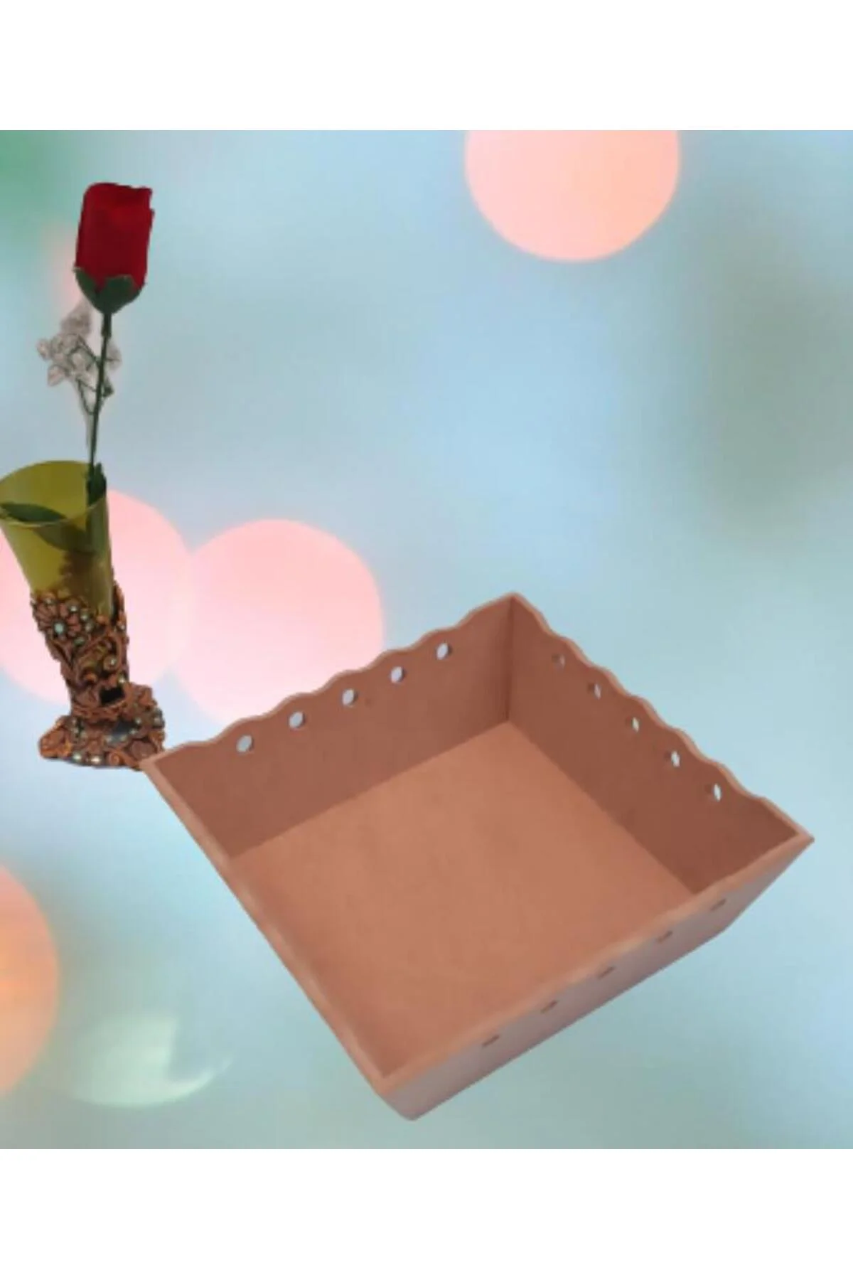 Hobi Dekoratif Model Ekmek Sepeti Dalgalı Kenar Oymalı Ham Mdf Ahşap El Yapımı Hobi Dekoratif Model Ekmek Sepeti Dalgalı Kenar Oymalı Ham Mdf Ahşap El Yapımı - Görsel 6