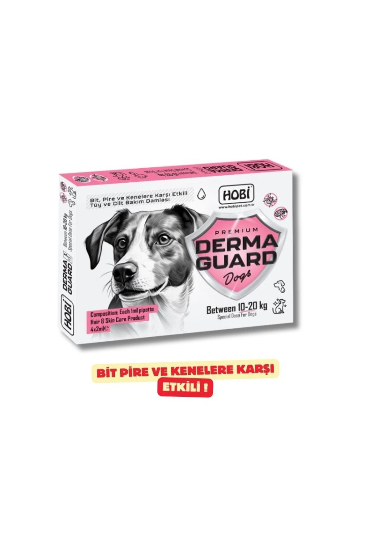 Hobi Hobi Derma Guard - Köpekler İçin Bit Ve Pire Önleyici Damla| 10-2 Hobi Hobi Derma Guard - Köpekler İçin Bit Ve Pire Önleyici Damla| 10-2