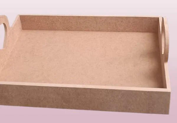 Hobi ERC 90367 MODEL Tepsi Kalp Kulplu Ahşap MDF HAM El Yapım