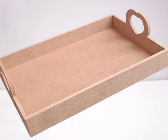 Hobi ERC 90367 MODEL Tepsi Kalp Kulplu Ahşap MDF HAM El Yapım
