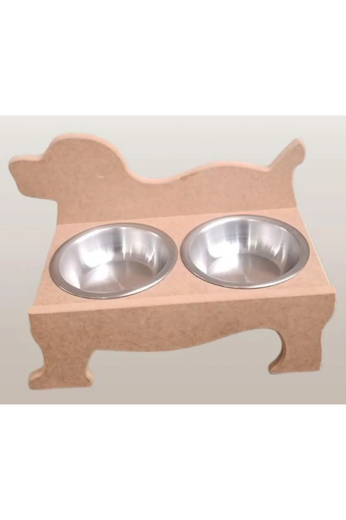 Hobi ERC 90370 Köpek Mama Ve Su Kabı Seti Ahşap HAM boyasız MDF Paslanmaz Tabak Hobi ERC 90370 Köpek Mama Ve Su Kabı Seti Ahşap HAM boyasız MDF Paslanmaz Tabak - Görsel 6