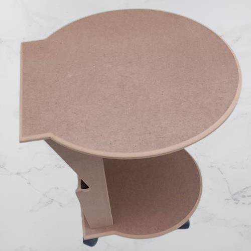 Hobi ERC 90378 Cepli UFO Sehpa Tekerlekli Ahşap MDF HAM Kanepe Se