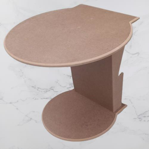 Hobi ERC 90378 Cepli UFO Sehpa Tekerlekli Ahşap MDF HAM Kanepe Se