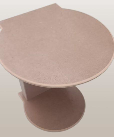 Hobi ERC 90378 Cepli UFO Sehpa Tekerlekli Ahşap MDF HAM Kanepe Se