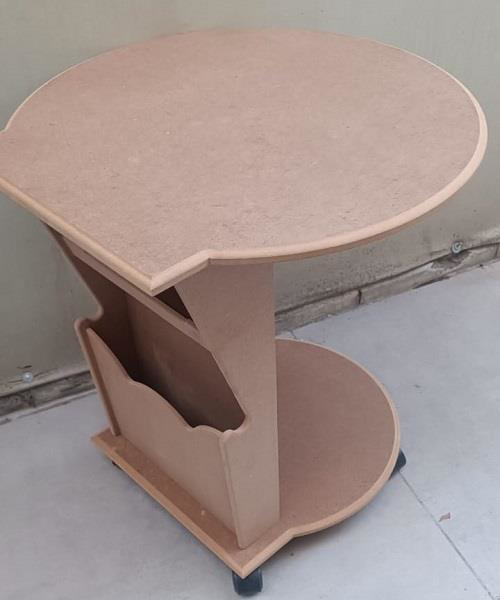 Hobi ERC 90378 Cepli UFO Sehpa Tekerlekli Ahşap MDF HAM Kanepe Se