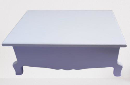 Hobi ERC MODEL Ayaklı Kutu 90402 Şık Zarif Ahşap Beyaz Boyalı MDF