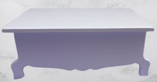 Hobi ERC MODEL Ayaklı Kutu 90402 Şık Zarif Ahşap Beyaz Boyalı MDF